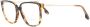 Victoria Beckham Eyewear Bril met schildpadschild design Bruin - Thumbnail 2