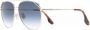Victoria Beckham Eyewear VB230S zonnebril met piloten montuur Goud - Thumbnail 2