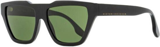Victoria Beckham Eyewear Zonnebril met rechthoekig montuur Zwart