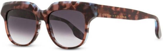 Victoria Beckham Eyewear Zonnebril met rond montuur Bruin