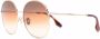 Victoria Beckham Eyewear Zonnebril met rond montuur Goud - Thumbnail 2