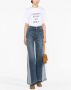Victoria Beckham T-shirt met tekst Wit - Thumbnail 2