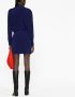 Victoria Beckham Mini-jurk met klepzak Blauw - Thumbnail 3