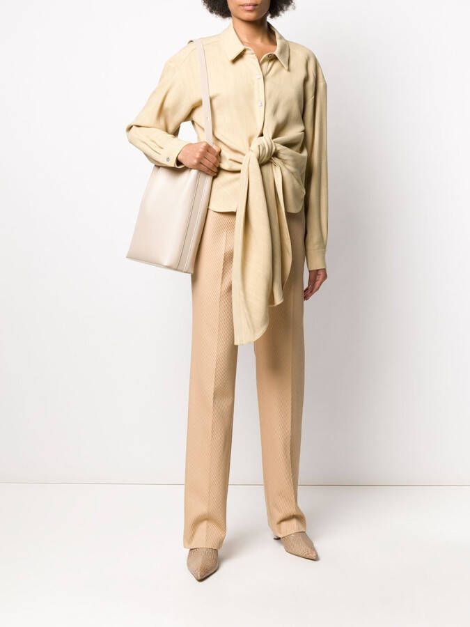 Victoria Beckham High waist pantalon Beige