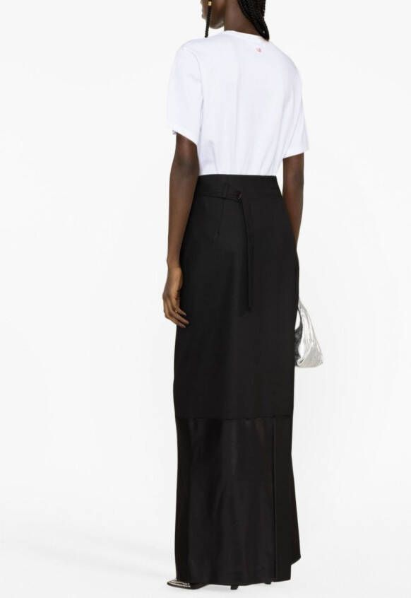 Victoria Beckham T-shirt met print Wit