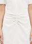 Victoria Beckham Jurk met gesmockte taille Wit - Thumbnail 5