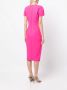 Victoria Beckham Jurk met korte mouwen Roze - Thumbnail 4