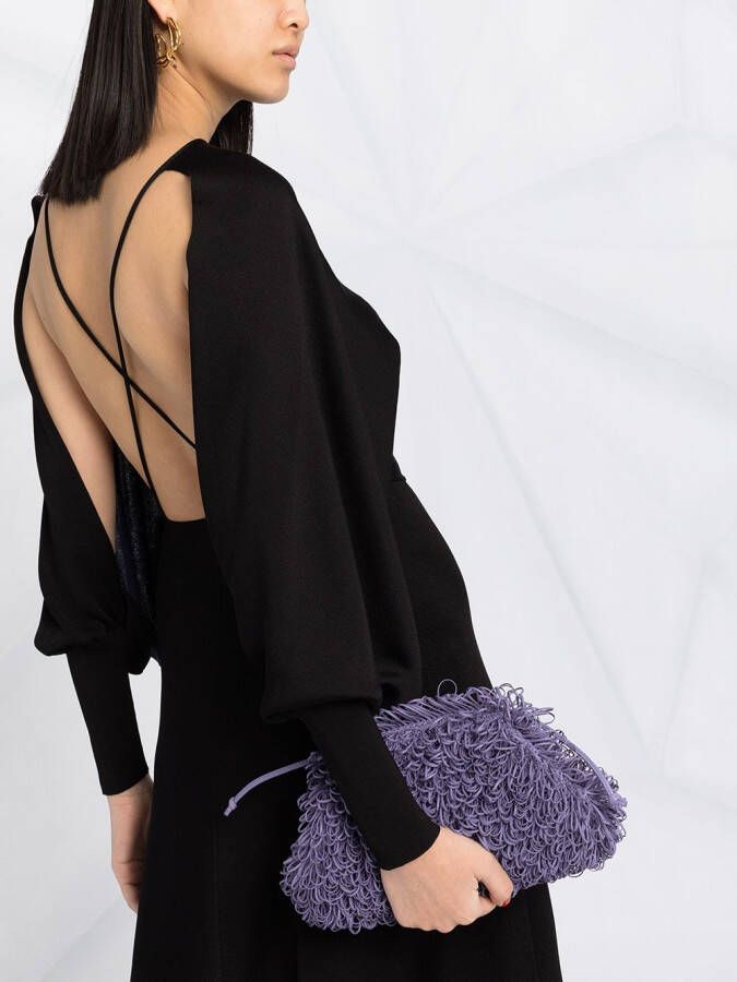 Victoria Beckham Jurk met pofmouwen Zwart