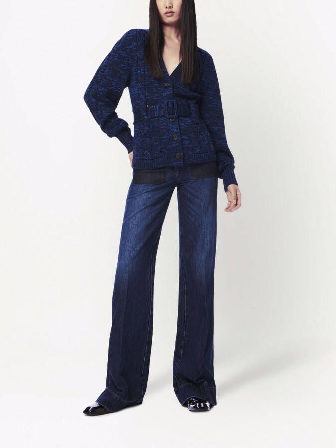 Victoria Beckham Kabelgebreid vest Blauw