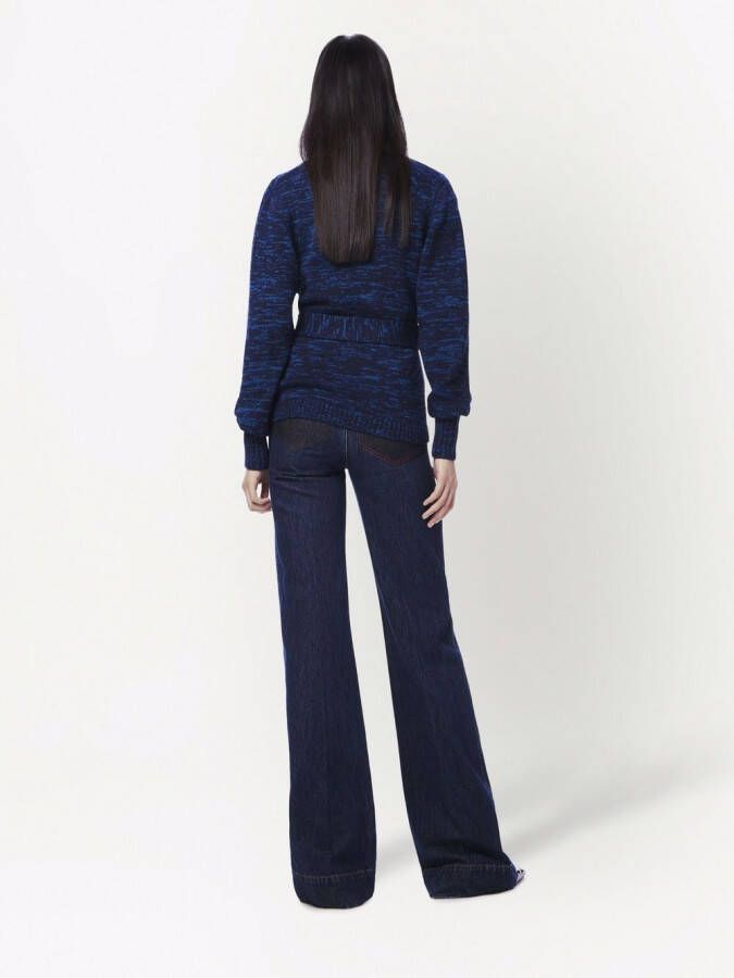 Victoria Beckham Kabelgebreid vest Blauw