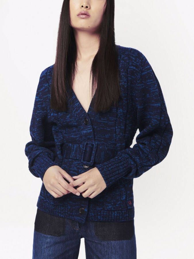 Victoria Beckham Kabelgebreid vest Blauw