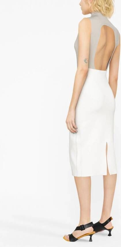 Victoria Beckham Kokerrok Wit