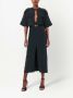 Victoria Beckham Midi-jurk met detail Grijs - Thumbnail 2