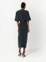 Victoria Beckham Midi-jurk met detail Grijs - Thumbnail 3
