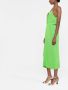 Victoria Beckham Midi-jurk met V-hals Groen - Thumbnail 3