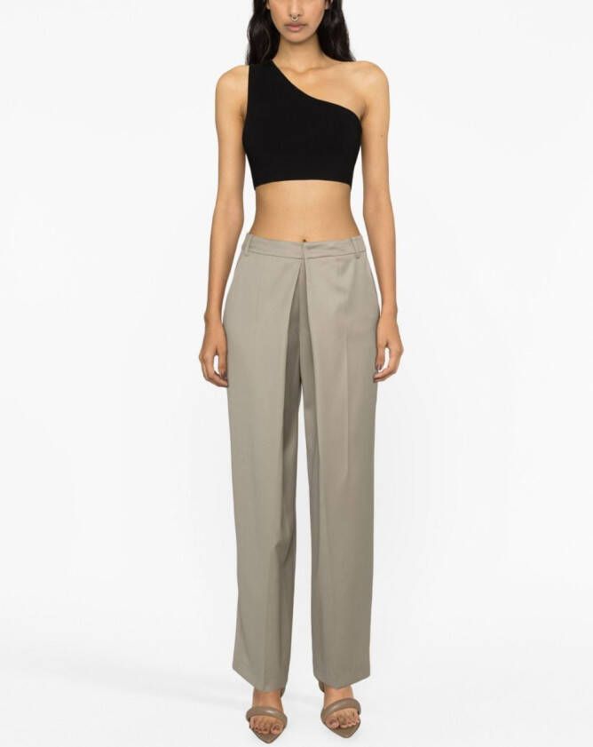 Victoria Beckham Asymmetrische top Zwart