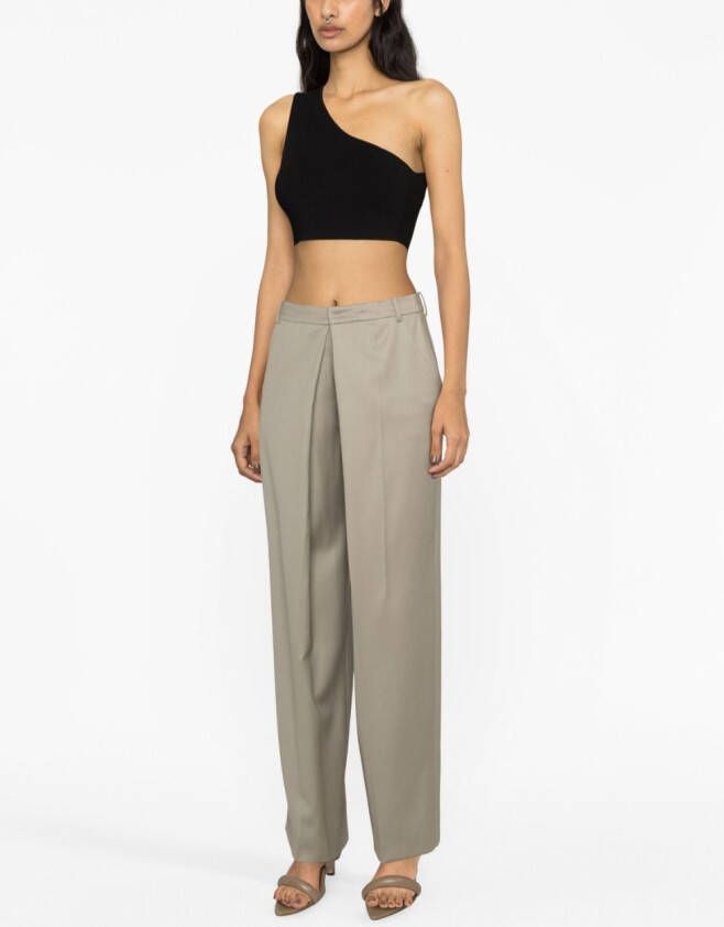 Victoria Beckham Asymmetrische top Zwart