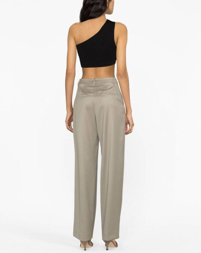 Victoria Beckham Asymmetrische top Zwart