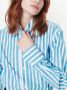 Victoria Beckham Oversized blouse Blauw - Thumbnail 4