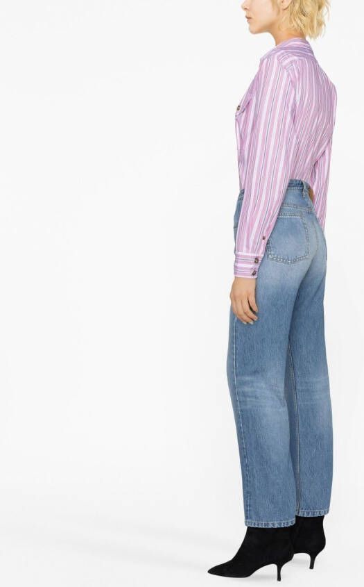 Victoria Beckham Phoebe Boyfriend jeans Blauw