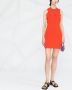 Victoria Beckham Ribgebreide mini-jurk Oranje - Thumbnail 2
