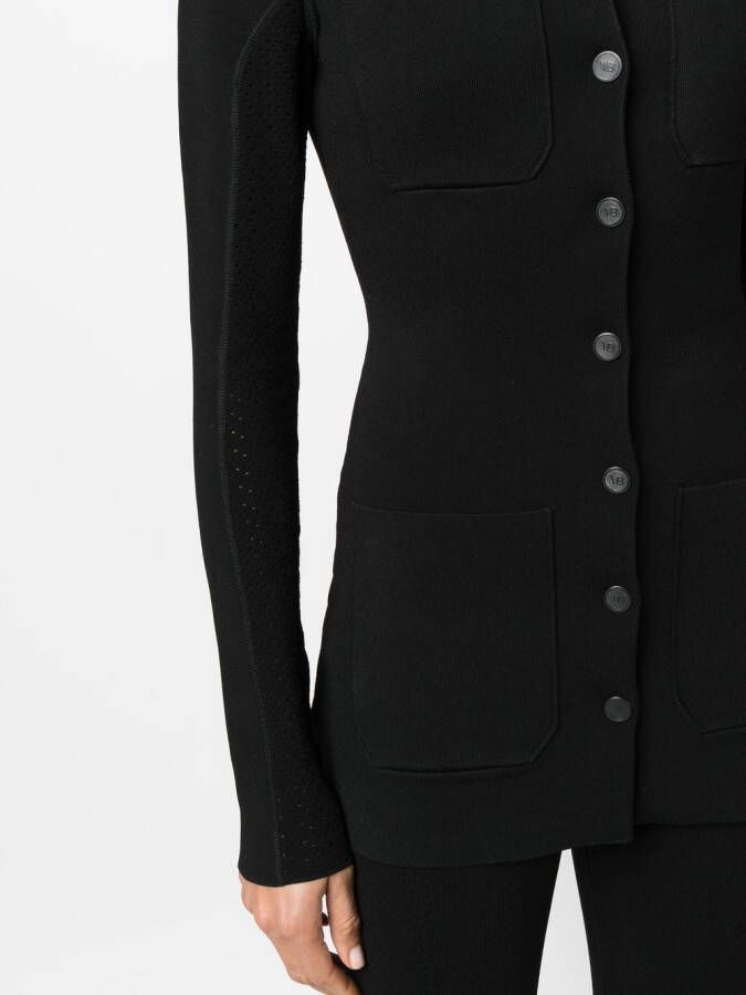 Victoria Beckham Vest met ronde hals Zwart