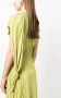 Victoria Beckham Midi-jurk met ruches Groen - Thumbnail 5