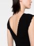 Victoria Beckham Mini-jurk met gewelfde afwerking Zwart - Thumbnail 3