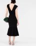 Victoria Beckham Mini-jurk met gewelfde afwerking Zwart - Thumbnail 4