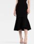 Victoria Beckham Mini-jurk met gewelfde afwerking Zwart - Thumbnail 5