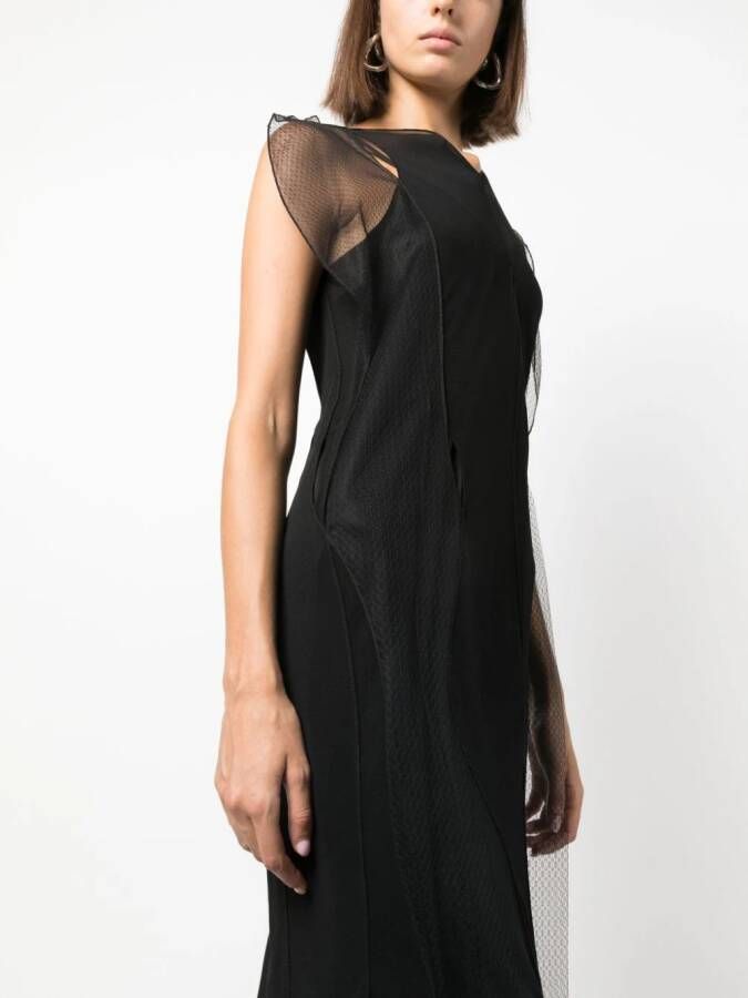 Victoria Beckham Mouwloze jurk Zwart