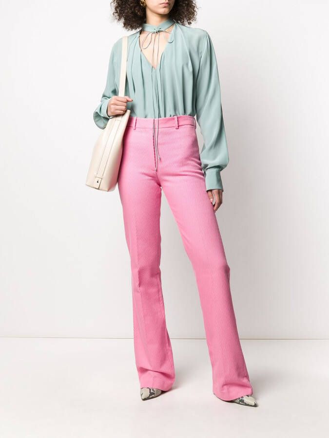 Victoria Beckham High waist pantalon Roze
