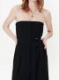 Victoria Beckham Strapless midi-jurk Zwart - Thumbnail 4