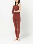 Victoria Beckham Geribbelde top Bruin - Thumbnail 2
