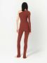 Victoria Beckham Geribbelde top Bruin - Thumbnail 3
