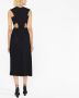 Victoria Beckham Midi-jurk met uitgesneden detail Zwart - Thumbnail 4