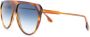 Victoria Beckham Eyewear VB600S zonnebril met piloten montuur Bruin - Thumbnail 2