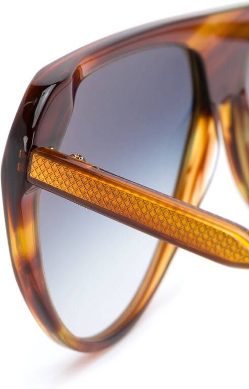 Victoria Beckham Eyewear VB600S zonnebril met piloten montuur Bruin