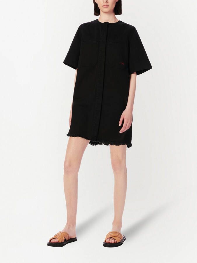 Victoria Beckham Denim mini-jurk Zwart