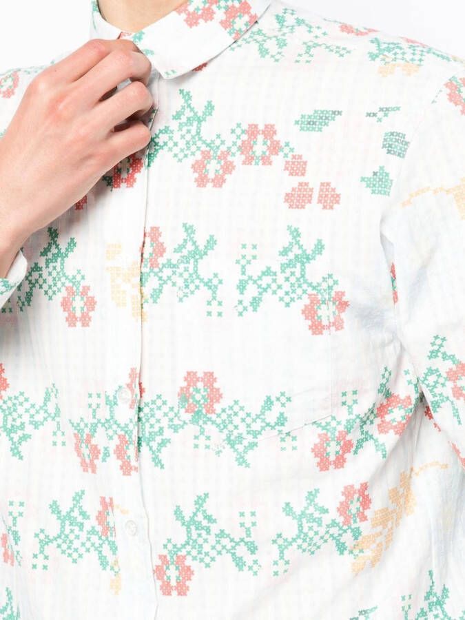 Viktor & Rolf Overhemd met bloemenprint Veelkleurig