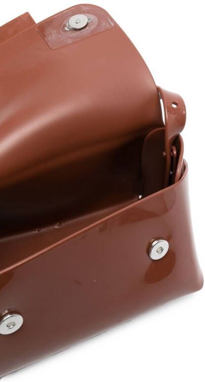 Viktor & Rolf Schoudertas met gesp Bruin