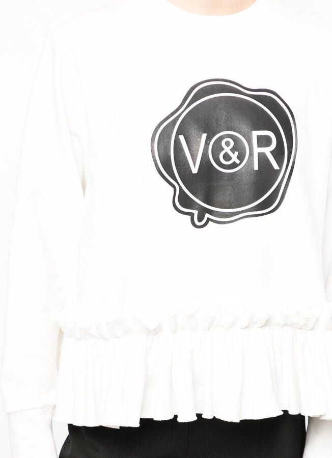 Viktor & Rolf Sweater met logoprint Wit