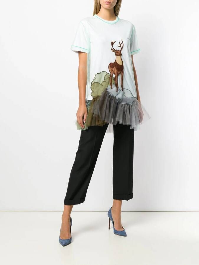 Viktor & Rolf Tule top Groen