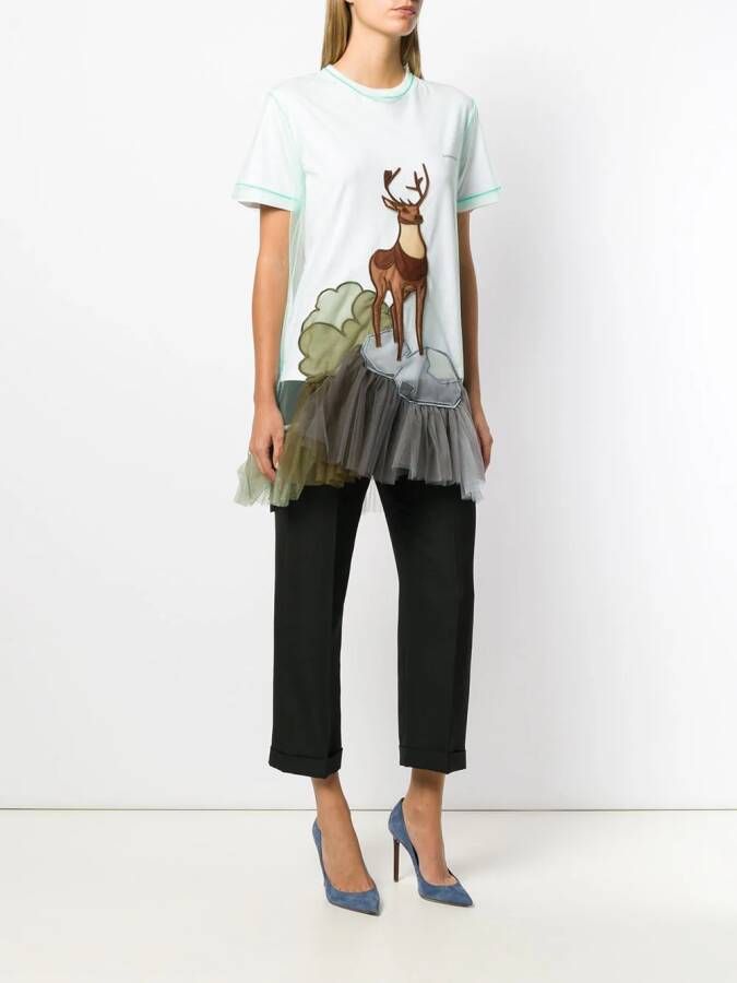 Viktor & Rolf Tule top Groen