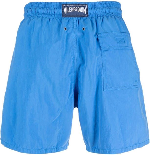 Vilebrequin Zwembroek met trekkoord Blauw
