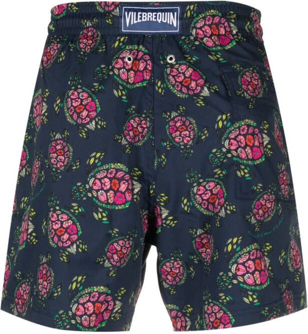 Vilebrequin Zwembroek met print Blauw