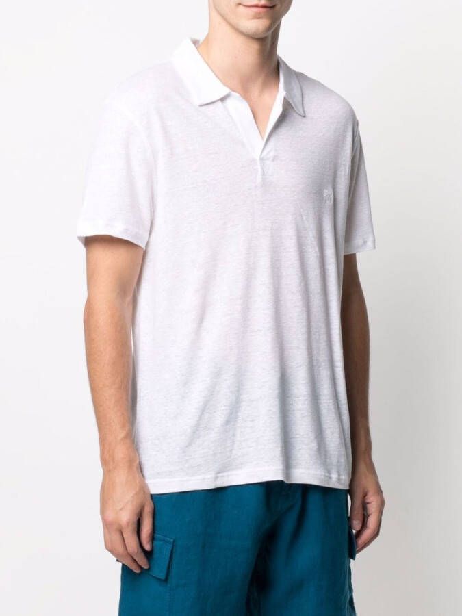 Vilebrequin Linnen poloshirt Wit