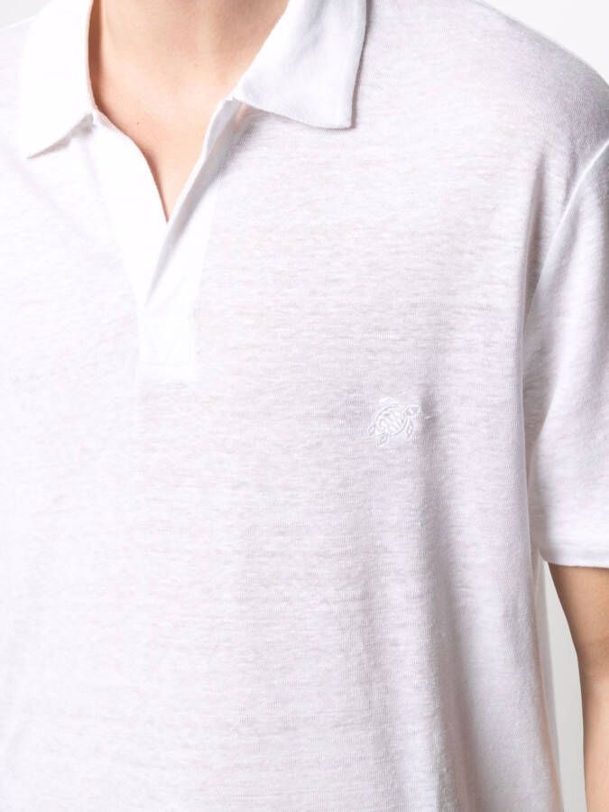 Vilebrequin Linnen poloshirt Wit
