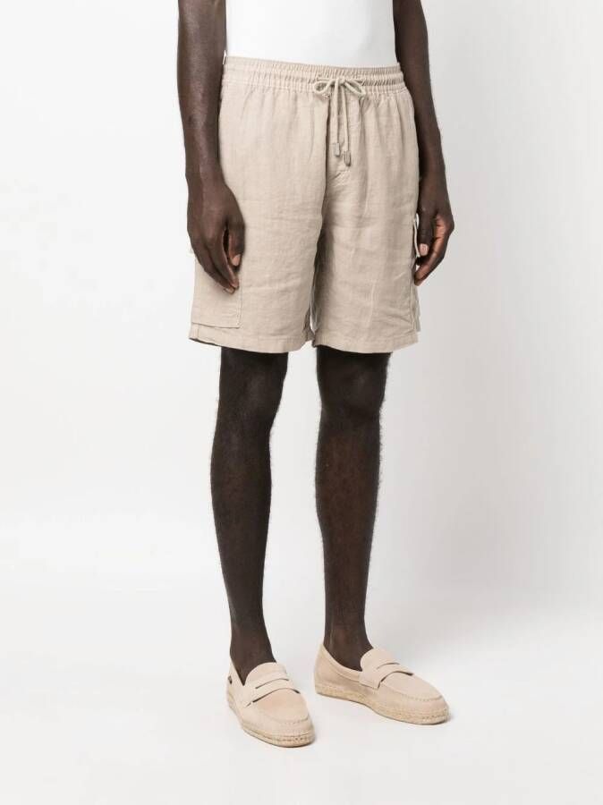 Vilebrequin Shorts met logopatch Beige