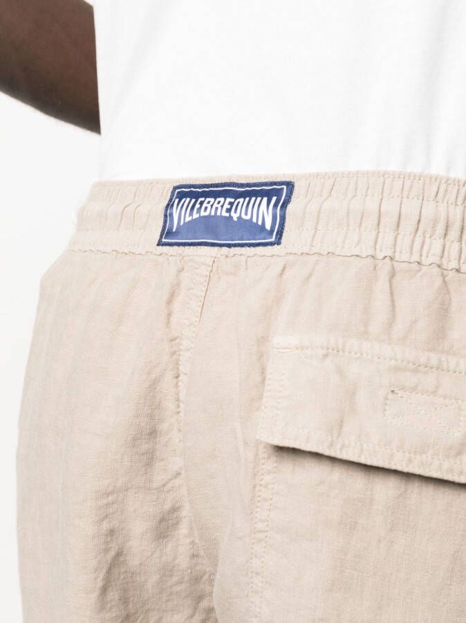 Vilebrequin Shorts met logopatch Beige